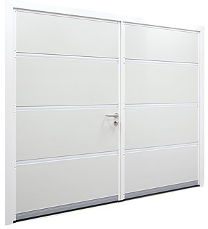 Internal view of Teckentrup side hinged garage door