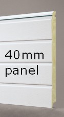double skinned insulated carteck sectional door panel
