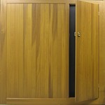 Cedar Bakewell with wicket door inset