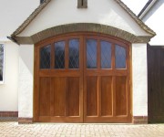 Timber Side Hinged Garage Doors