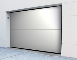insulated steel door design with clean lines