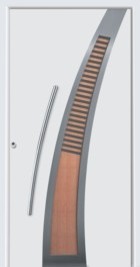 hormann top range style 40-9 with cherry tree wood insert
