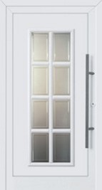 hormann TOP range style 449 with 8 glazed panels to provide light and vision with white surround