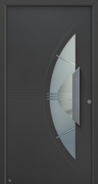 Hormann ThermoSafe Entrance Door - Style 553 in anthracite grey metallic