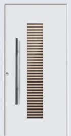 hormann front entrance door with canadian maple insert design