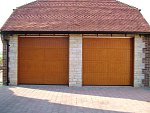 Hormann timber sectional doors with style 405 routed design