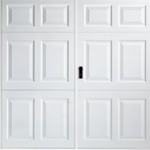 Garador side hinged steel Beaumont garage door