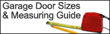 garage door sizes and measuring tips