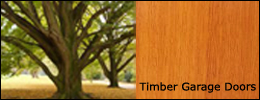 Timber garage doors