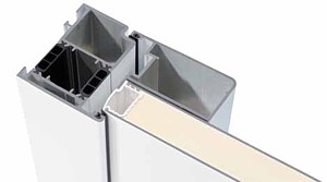cross section of TOP Prestige frame and leaf detail