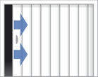 Side opening garage doors