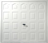 Novoferm Buckingham panelled design with crowned arch top panel design