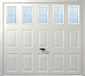 Novoferm Guilsborough up and over garage door with window sections