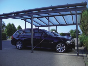 Car ports in aluminium