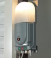 light integrated with control box and receiver