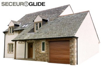 woodgrain finished insulated roller door