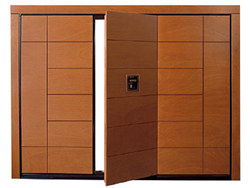 Silvelox GEO door in Oak, Iroko, Mahogany or Chestnut