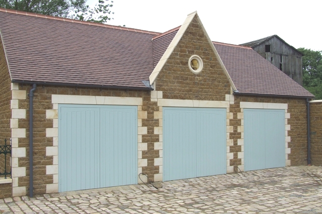 timber hinged door sets all with electric operation