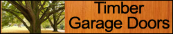 All timber garage door types