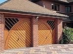 Purpose made timber garage door designs