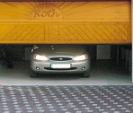 Timber Hemlock sectional garage door