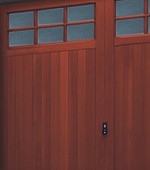 timber up and over garage doors