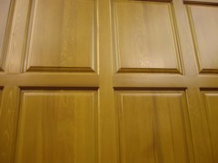 raised and fielded timber panels