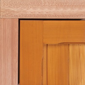 Hard wood sub frame in red meranti species