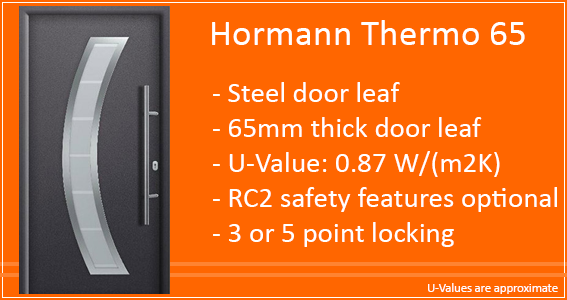 Hormann Thermo 65 front entrance door