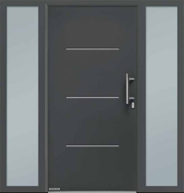 Hormann Front Entrance Door - Thermo 46 Style 515