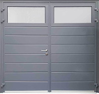 Carteck traditional side hinged in blue with windows