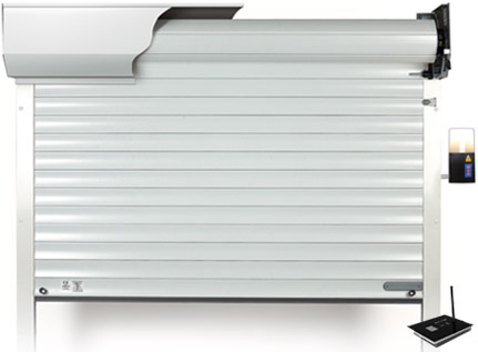 SWS SeceuroGlide Internal Roller Door Diagram 