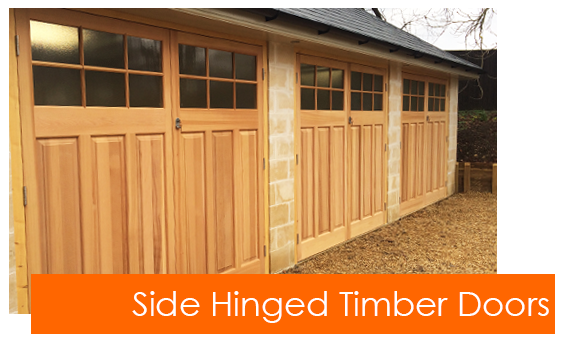 Side Hinged Timber Garage Doors 