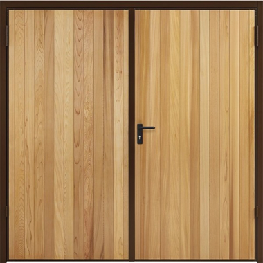 Vertical - Garador Timber Side Hinged Garage Doors