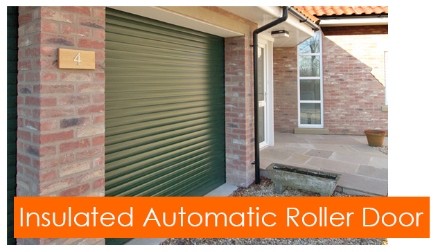 Gliderol insulated automatic roller garage door