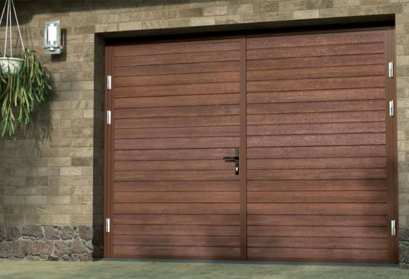 Ryterna Ribbed Design Side Hinged Garage Door