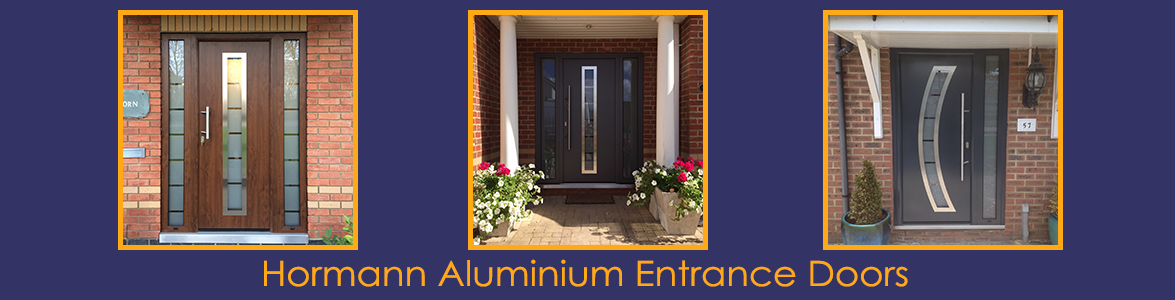 Hormann aluminium entrance doors