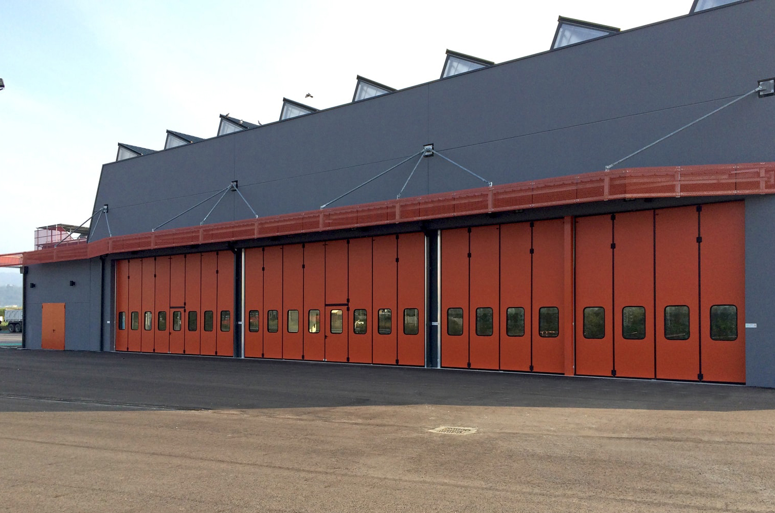 Folding Garage Doors for Commercial and Industrial Applications 