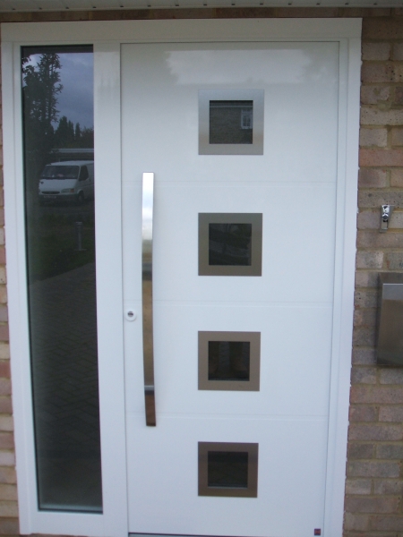 Hormann ThermoSafe Style 173 Entrance Door in White