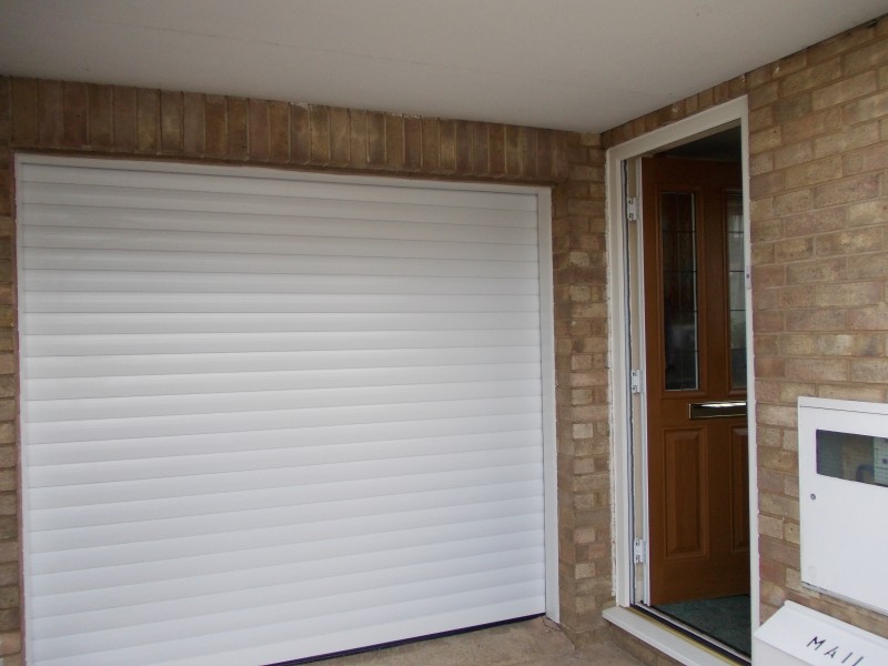 Single White SWS Seceuroglide aluminium roller