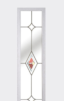 Solidor Diamond Window in Red