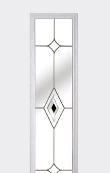 Solidor Diamond window in Butterscotch