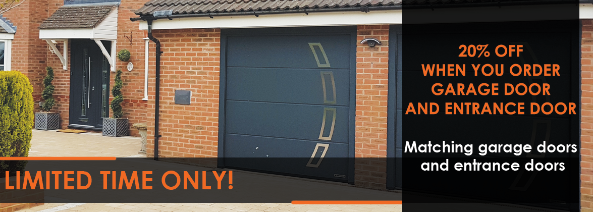 Garage Door and Front Entrance Door Install Special Offer