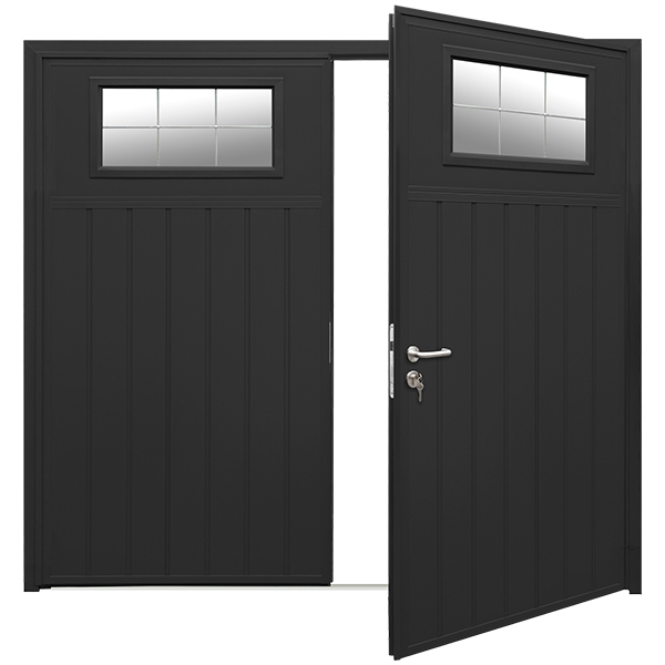 Teckentrup Switch in black with Windows