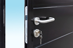 Stainless steel handles and security locking