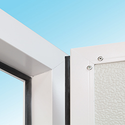 Double Weather strips and Mitred Corners