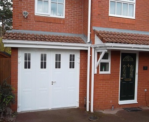 Teckentrup Insulated Side Hinged Garage Door with Windows