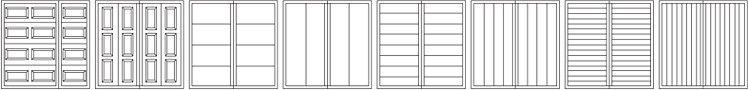 side hinged door styles