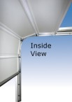 Carteck sectional door - internal view