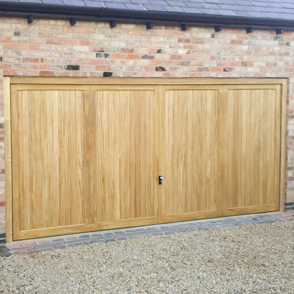 Double Width Timber Door Price Guide From The Garage Door Centre